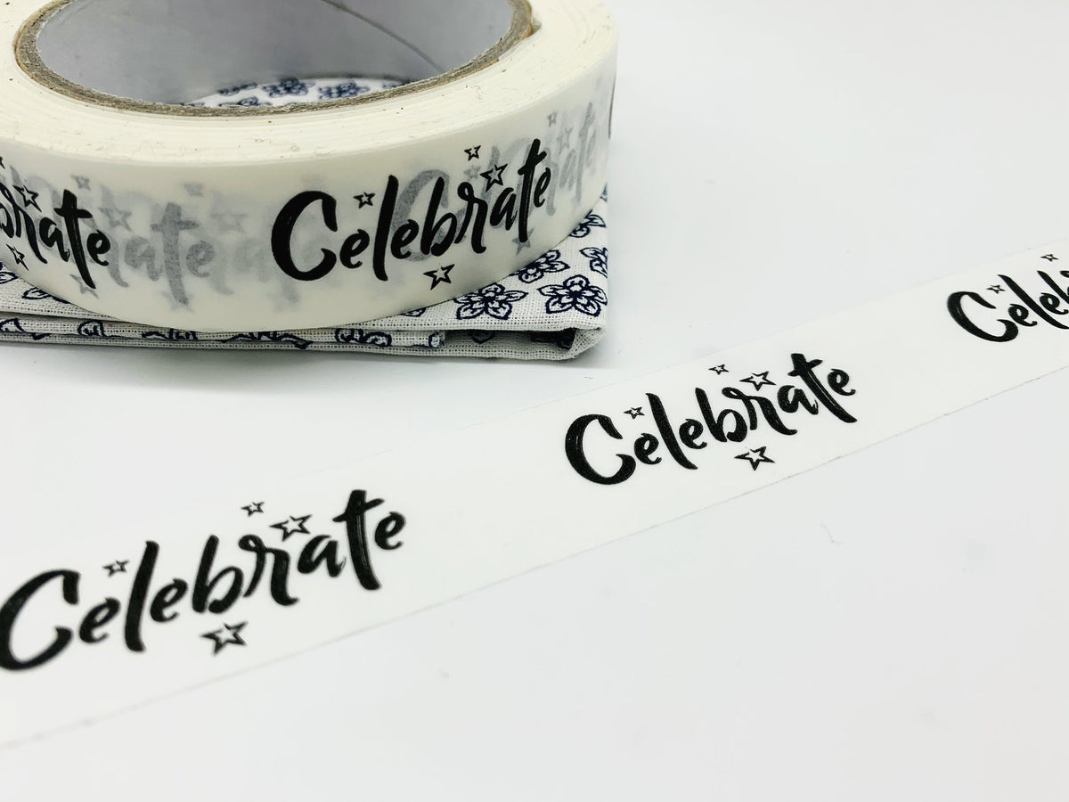 Celebrate It Polka Dot Shipping Tape - White - 16.4 yd